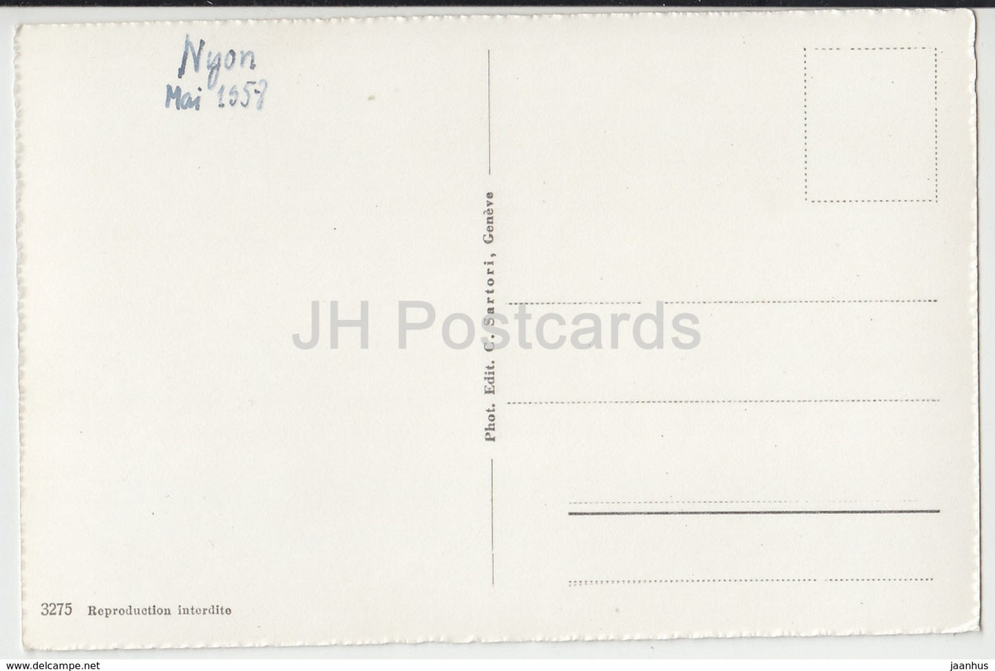 Souvenir de Nyon - Schiff - 3275 - Multiview - Schweiz - 1958 - gebraucht