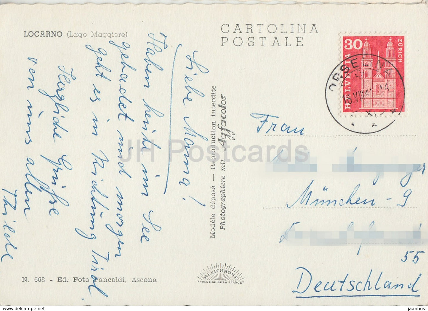 Locarno - Lago Maggiore - multiview - 668 - 1961 - Switzerland - used