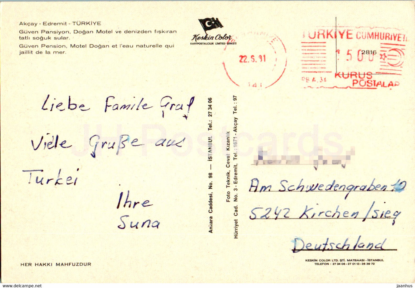 Akcay - Edremit - Guven pension - boat - multiview - 2816 - 1981 - Turkey - used