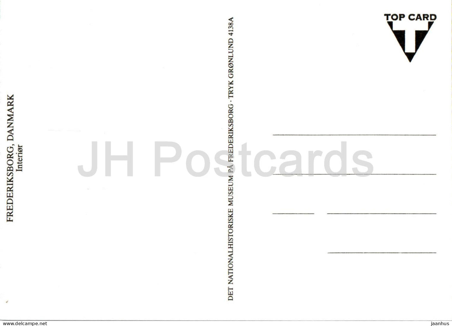 Frederiksborg Slot - Intérieur - château - Danemark - inutilisé