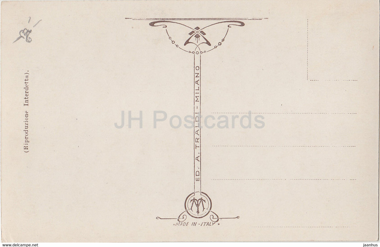 Venezia - Vendig - Venice - Palazzo Ducale - Pozzo - 75 - old postcard - Italy - unused