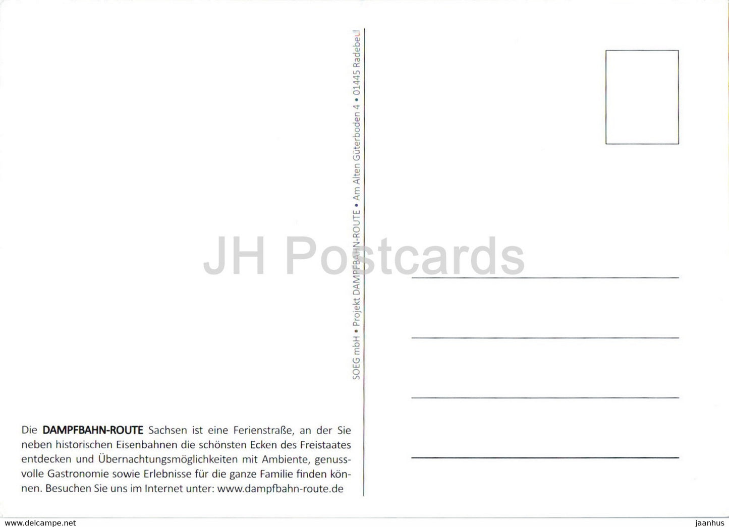 Dampfbahn Route Sachsen - train - railway - locomotive - Germany - unused