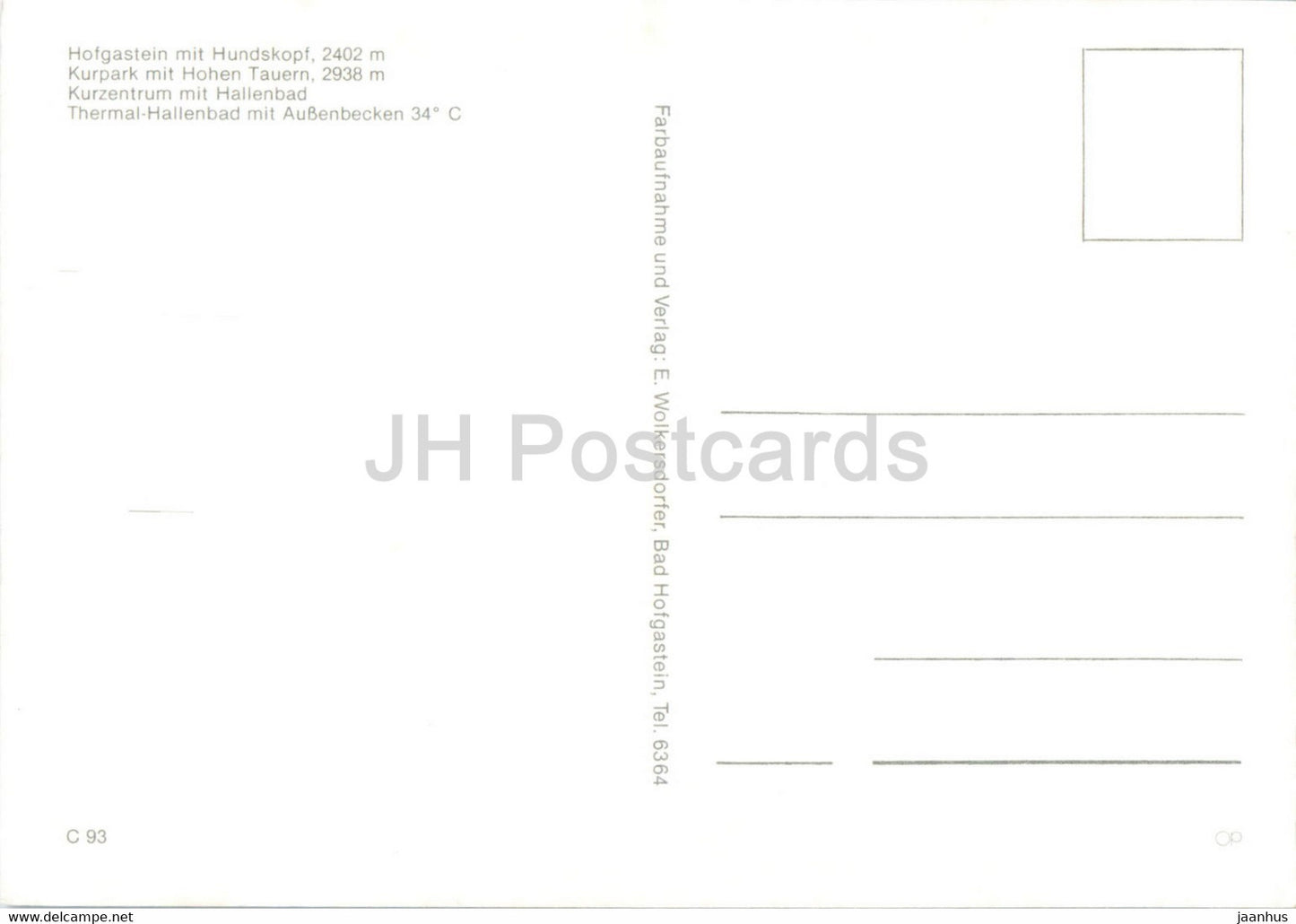 Kurzentrum Bad Hofgastein - Hundskopf - Hallenbad - piscine - Autriche - inutilisé