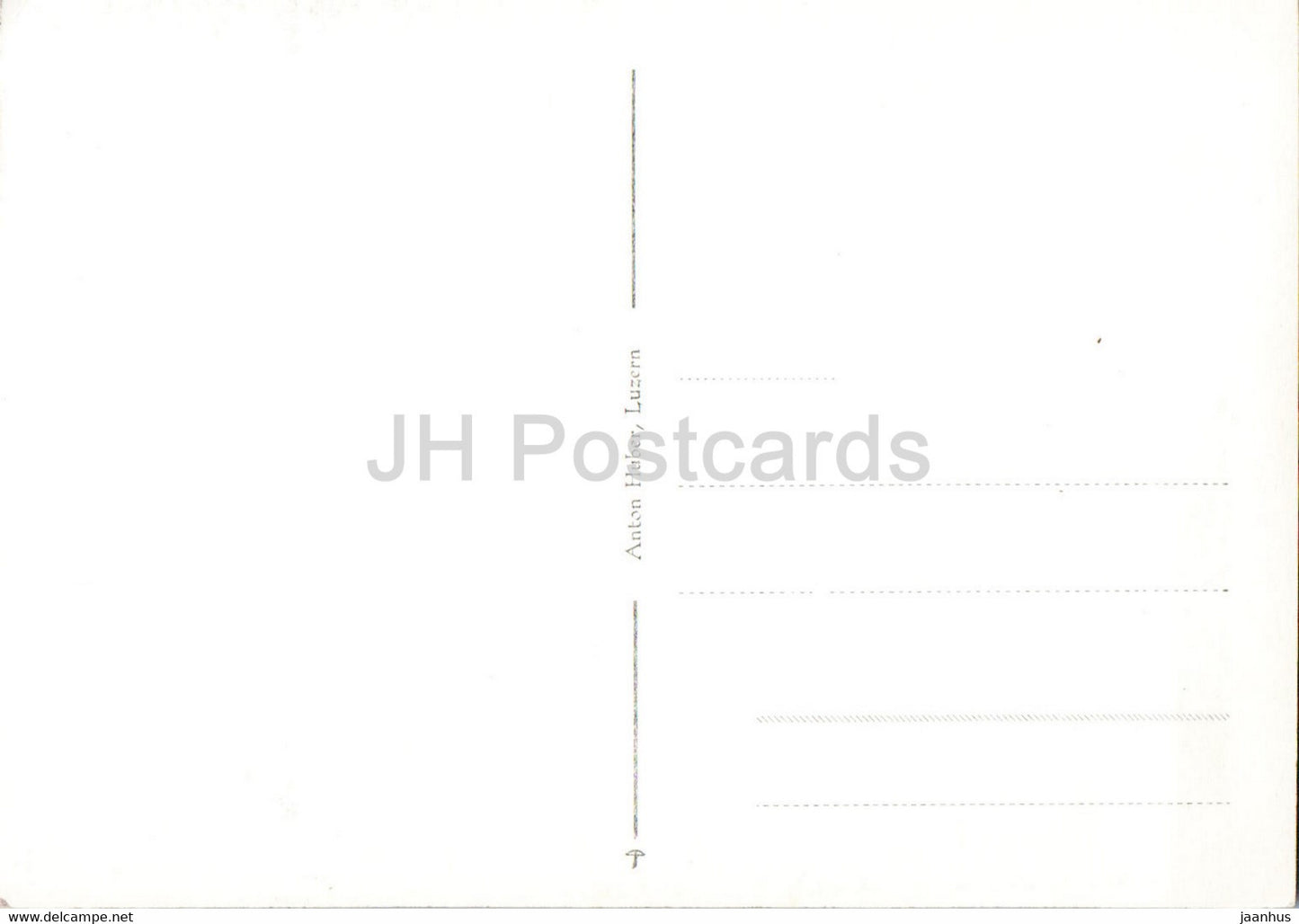 Kirche St Michael Seelisberg - church - old postcard - Switzerland - unused