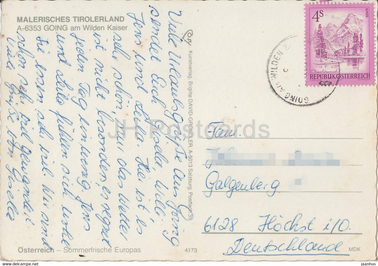 Going am Wilden Kaiser - Tirol - Malerisches Tirolerland - Österreich - gebraucht