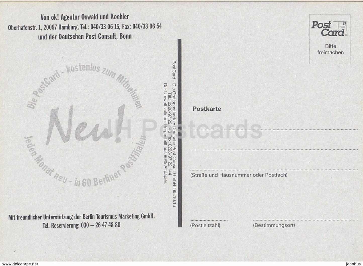 Liebe Grusse aus Berlin - Brandenburger Tor - 15 - Allemagne - inutilisé