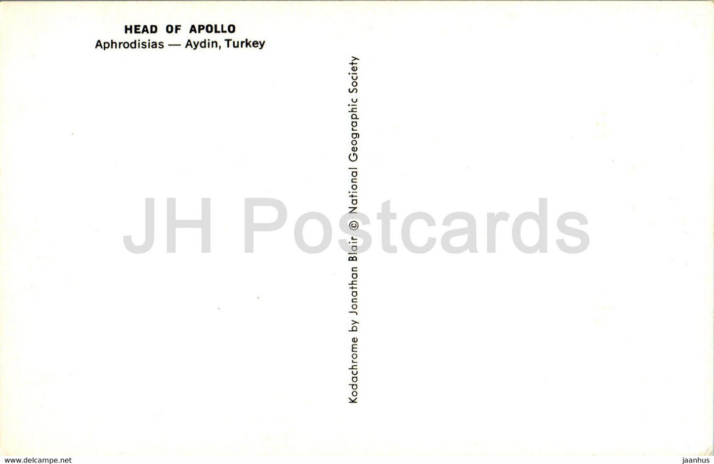 Tête d'Apollon - Aphrodisisas - Aydin - monde antique - Turquie - inutilisé