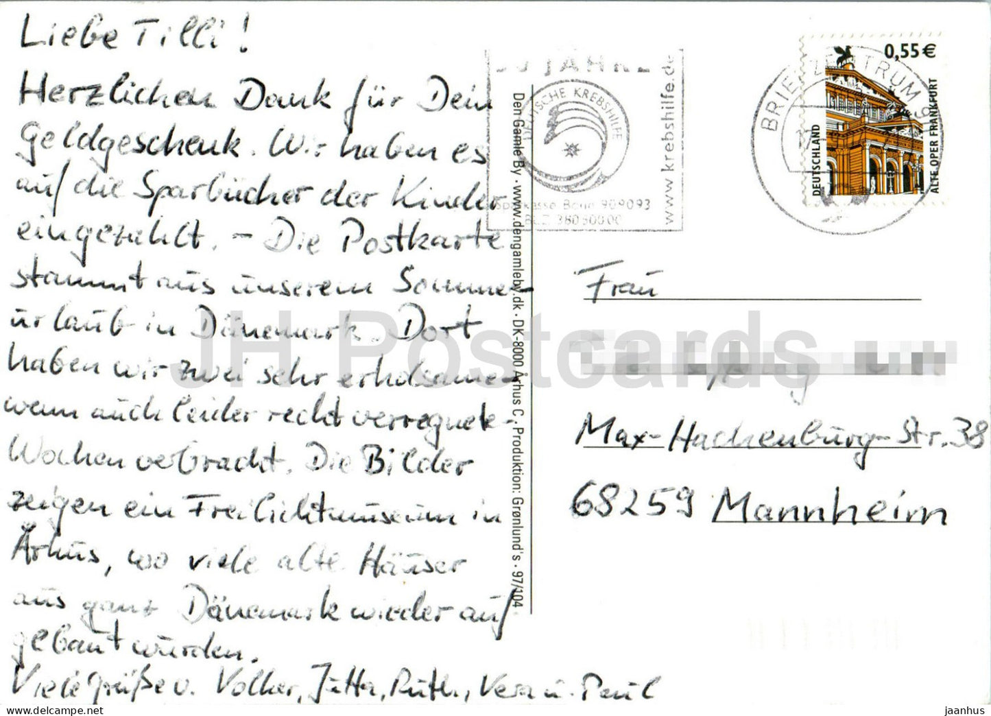 Arhus - Aarhus - Den Gamle By - museum - multiview - 97/104 - 2007 - Denmark - used