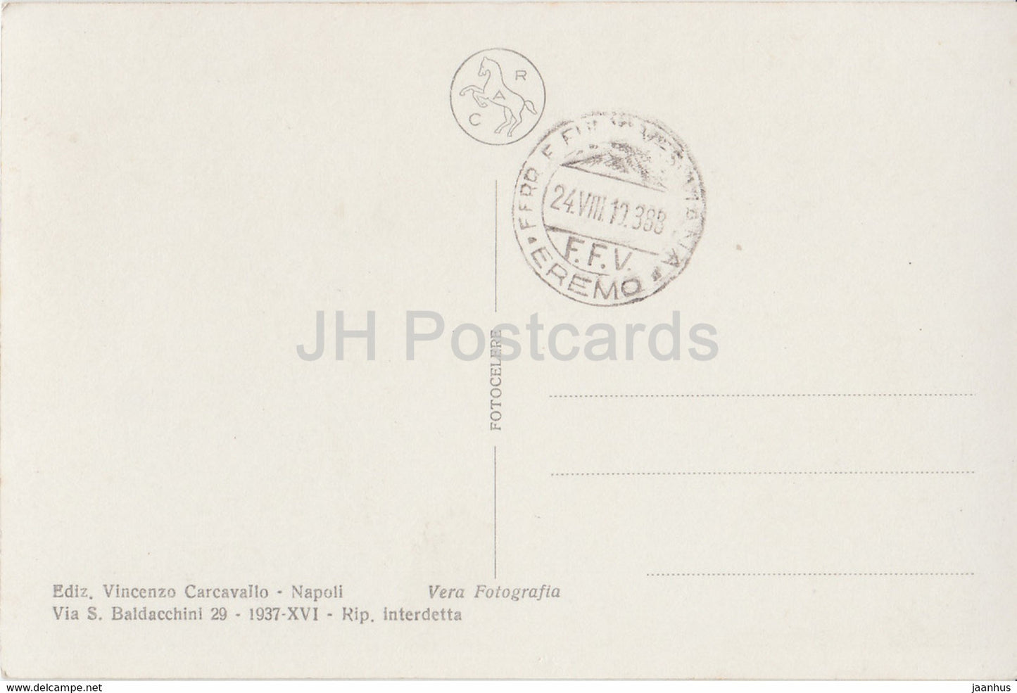 Napoli - Naples - Vesuvio - Bocche Eruttive Formatesi Nel Maggio 1933 - Vesuvius eruption old postcard - Italy - unused