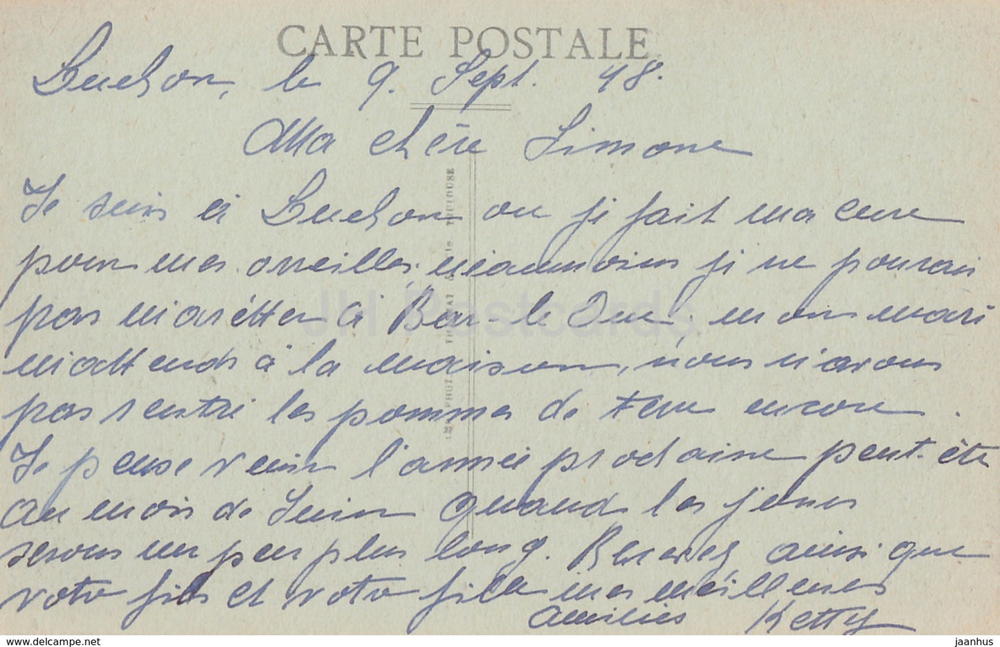 Luchon - Avenue du Casino - 220 - old postcard - France - used