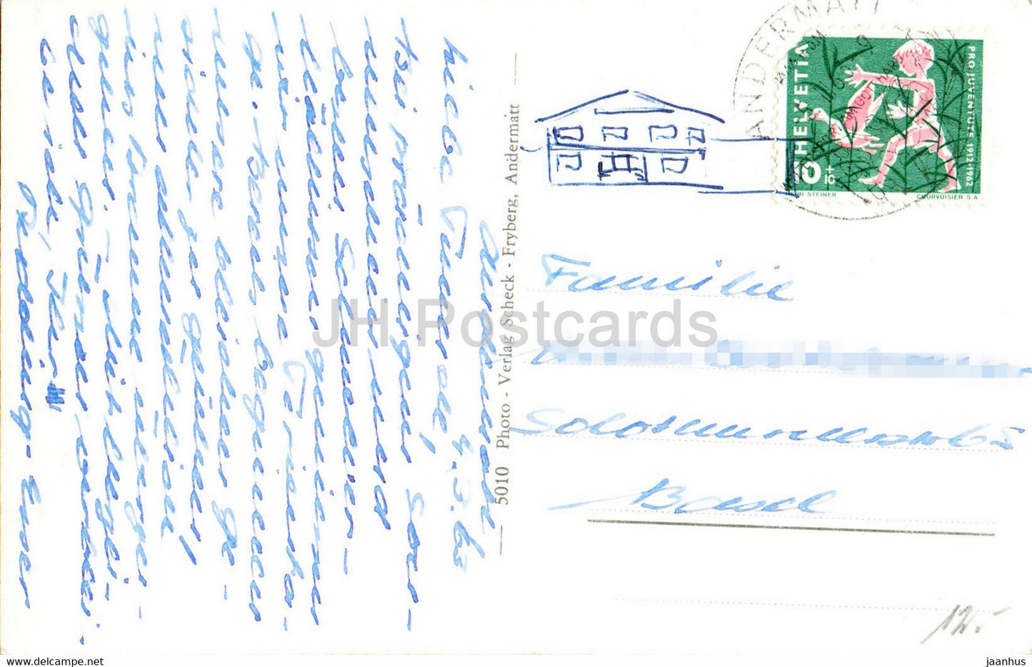 Andermatt gegen Furka - 5010 - 1963 - Suisse - d'occasion