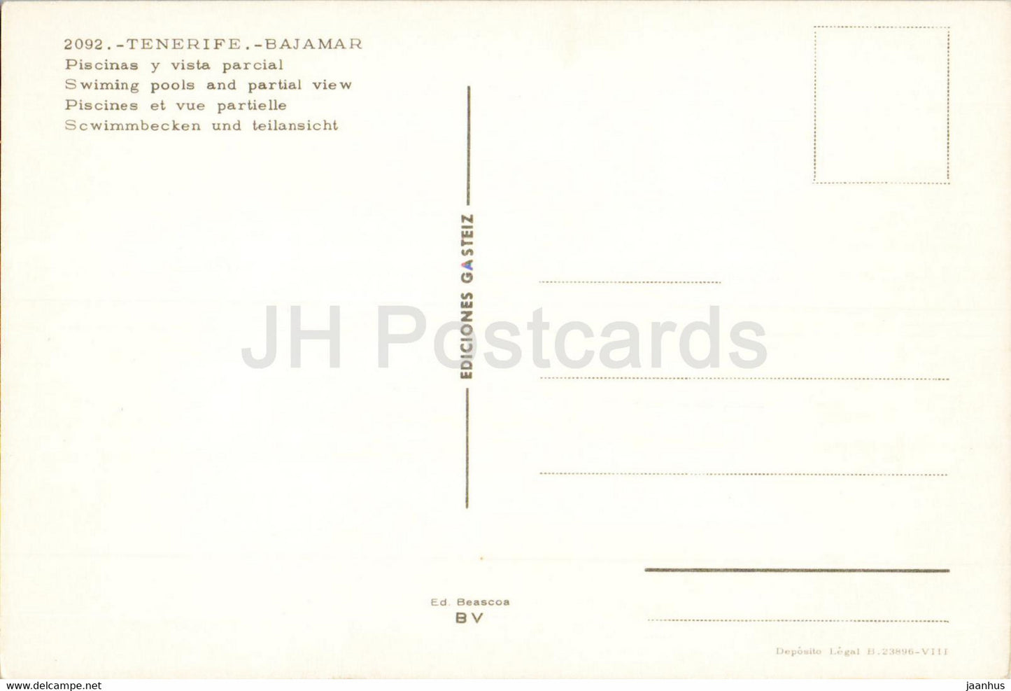 Bajamar - Piscinas y vista parcial - swimminf pool - Tenerife - 2092 - Spain - unused