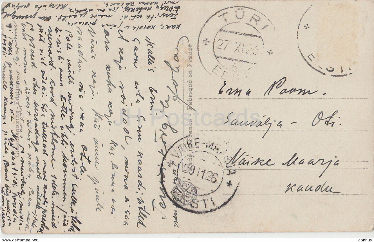 Russische Schauspielerin Nathalie Kovanko - Les Vedettes de Cinema - Film - Film - 113 - 1926 - Frankreich - alte Postkarte - gebraucht