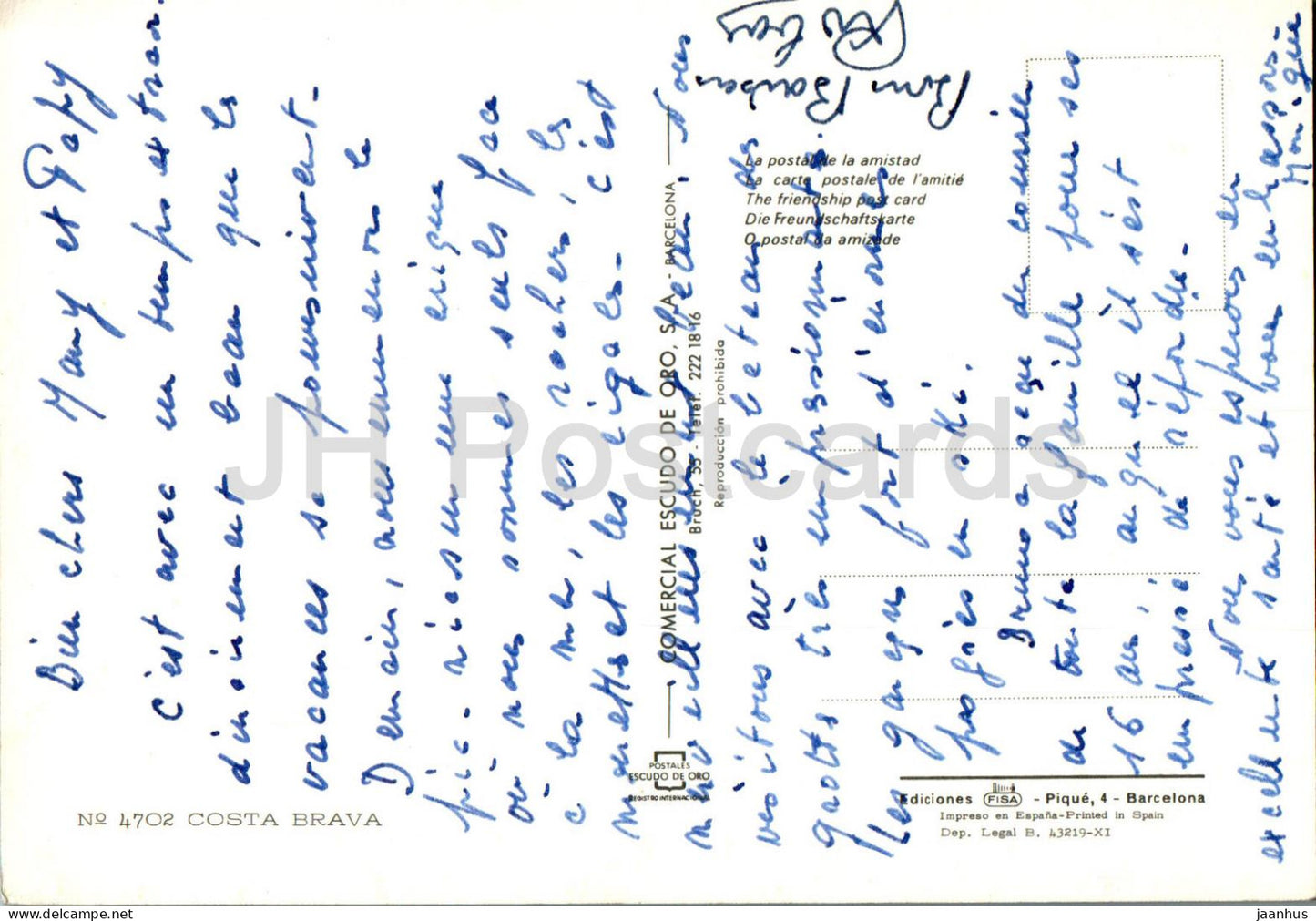 Costa Brava - 4702 - Spain - used
