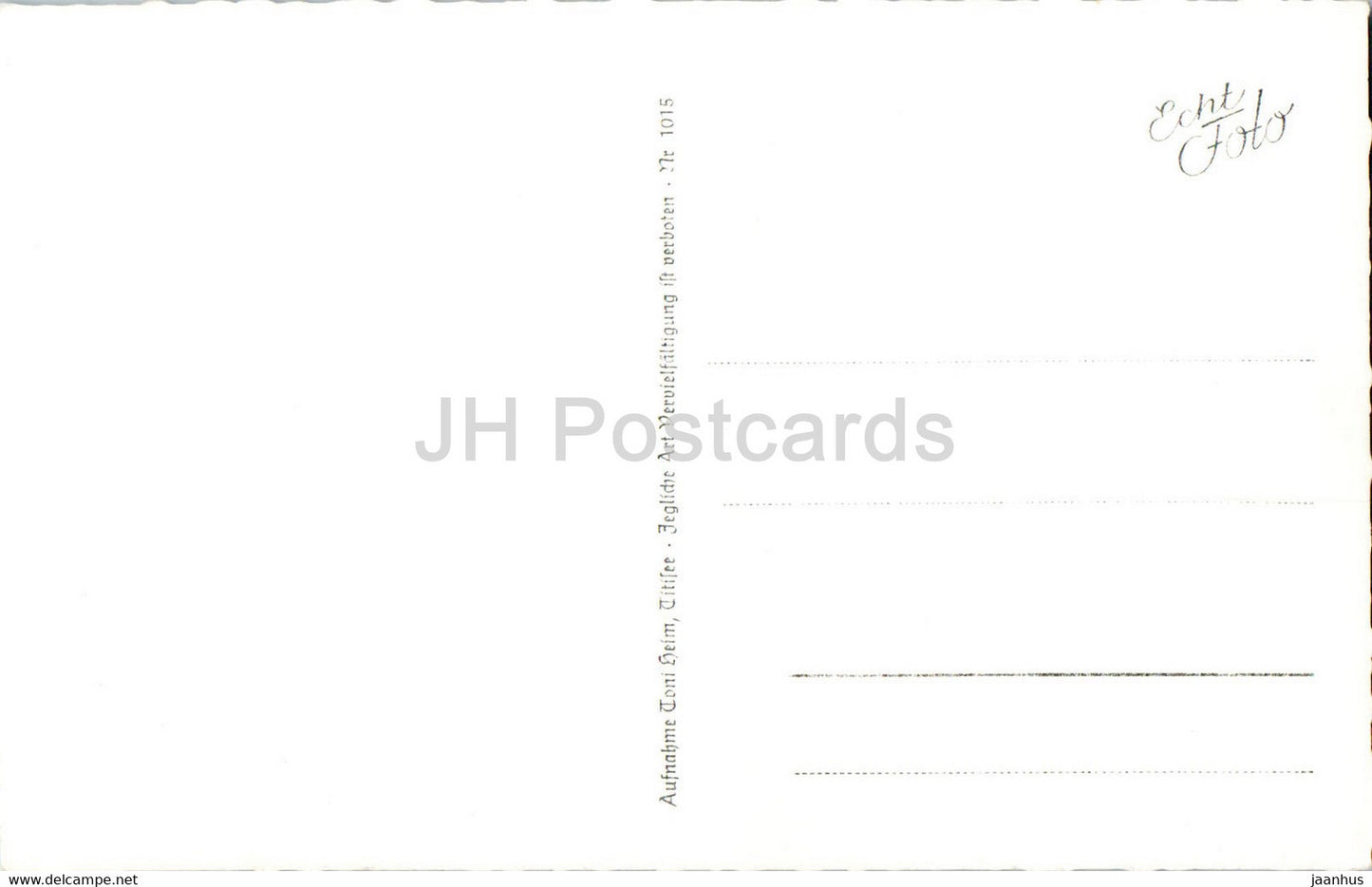 Hollental - Schwarzwald - Hirschsprung - old postcard - Germany - unused