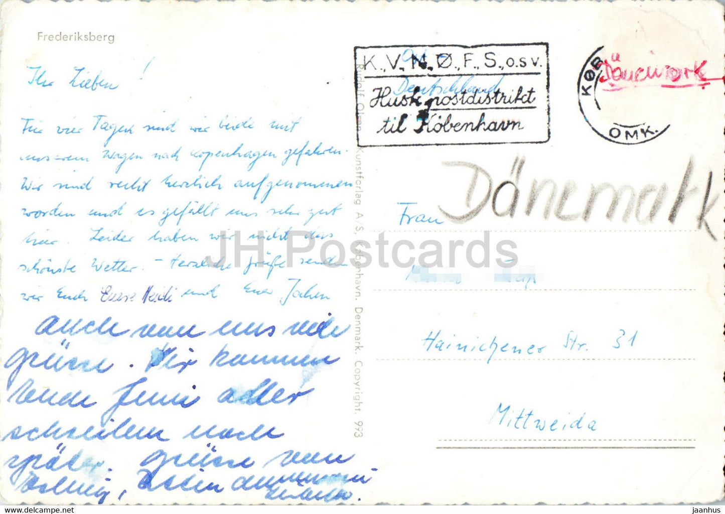 Frederiksberg - multiview - Denmark - used