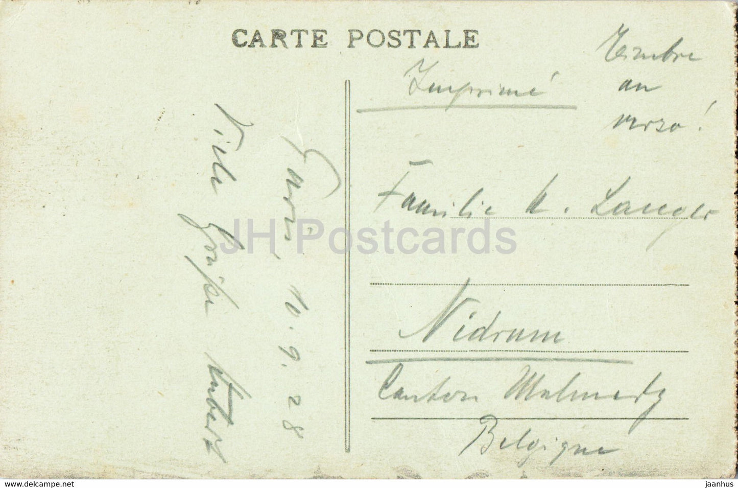 Paris - Place de la Concorde - 19 - carte postale ancienne - 1928 - France - occasion