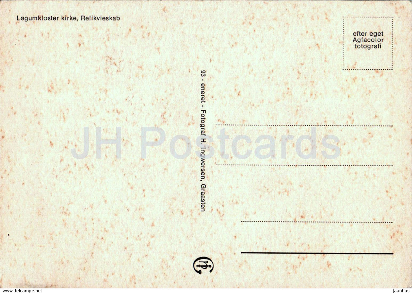 Logumkloster Kirke - Relikvieskab - Reliquaire - église - 93 - Danemark - inutilisé