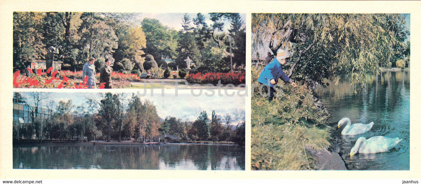 Ordzhonikidze - Vladikavkaz - Khetagurov Central Park of Culture and Rest - North Ossetia - 1978 - Russia USSR - unused - JH Postcards