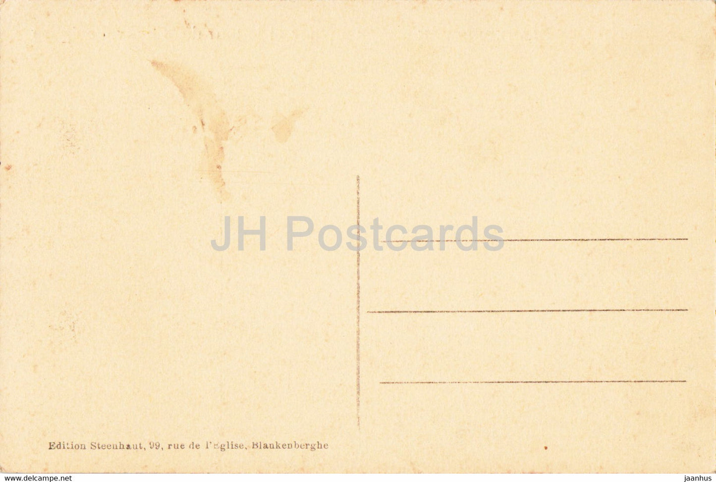 Blankenberghe - Blankenberghe - La Plage et la tour de la nouvelle eglise - beach - old postcard - Belgium - unused