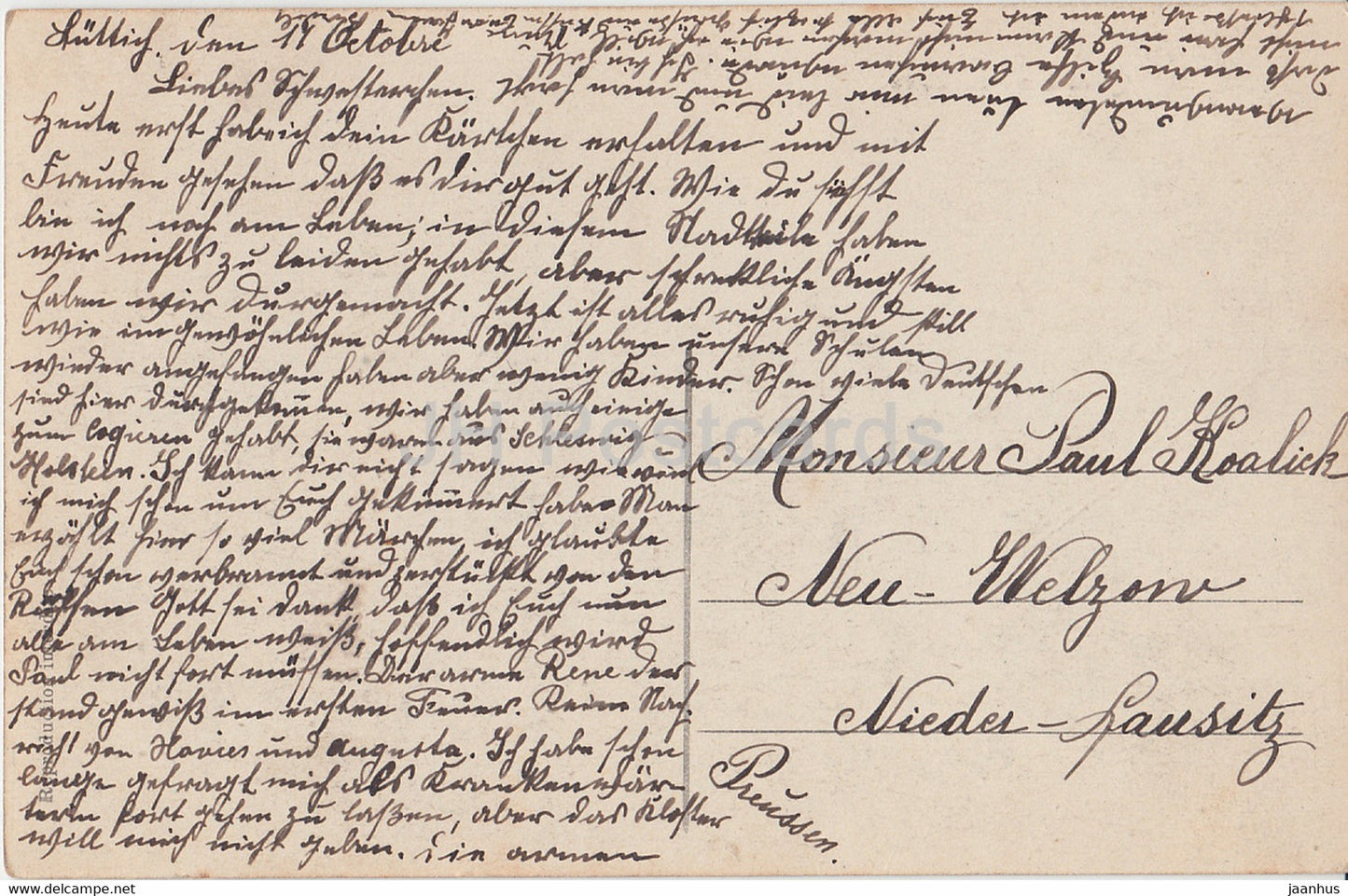 Lüttich - Quai des Pecheurs - alte Postkarte - Belgien - gebraucht