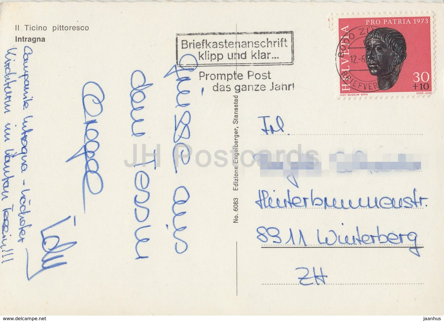 Il Ticino pittoresco - Intragna - 6083 - Switzerland - used