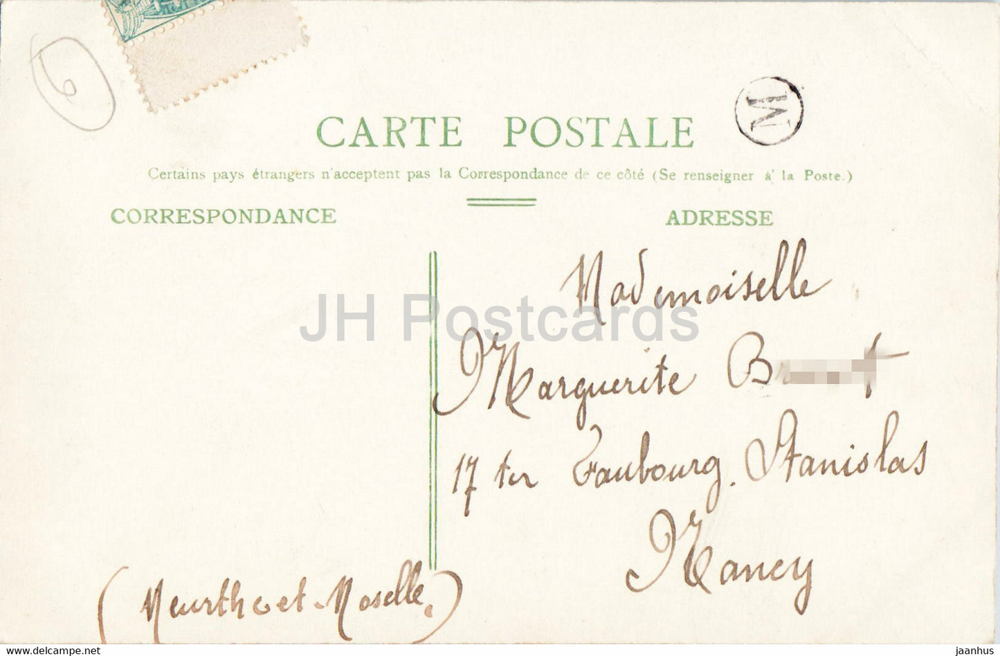 Montereau - La Poste et la Grande Rue - telegraphe - old postcard - 1906 - France - used