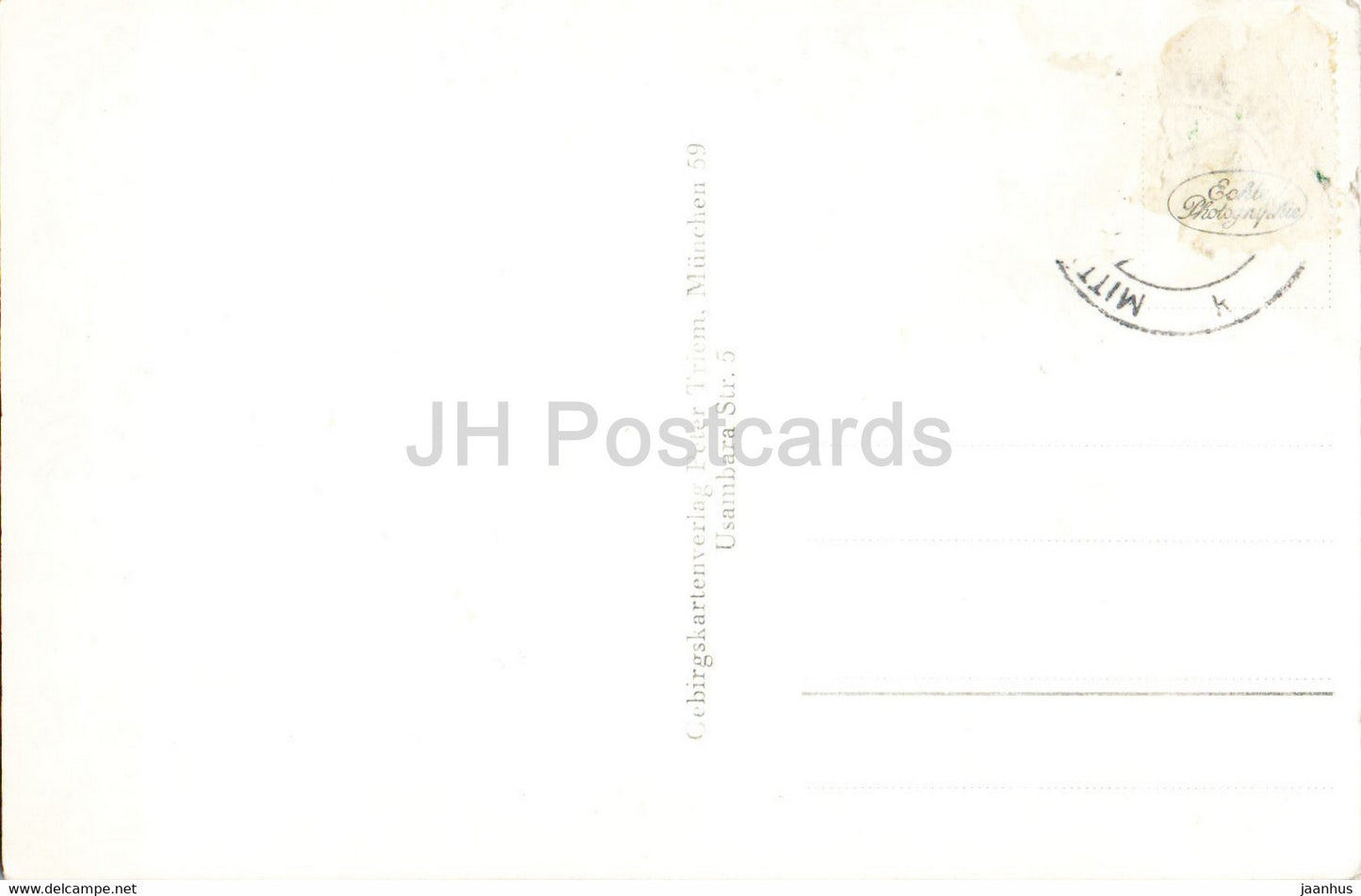 Kochelsee - carte postale ancienne - Allemagne - utilisé