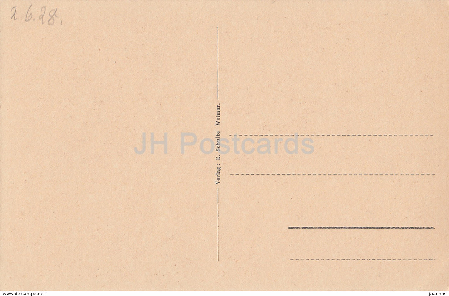 Weimar - Goethes Gartenhaus - Kuche - Kitchen - old postcard - 1928 - Germany - unused