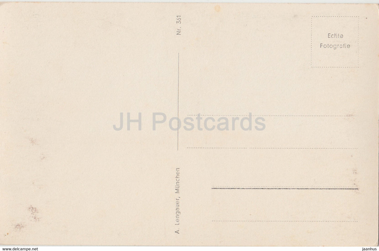 Munchen - Schloss Nymphenburg mit Parkanlagen - castle - Munich - 361 - old postcard - Germany - unused