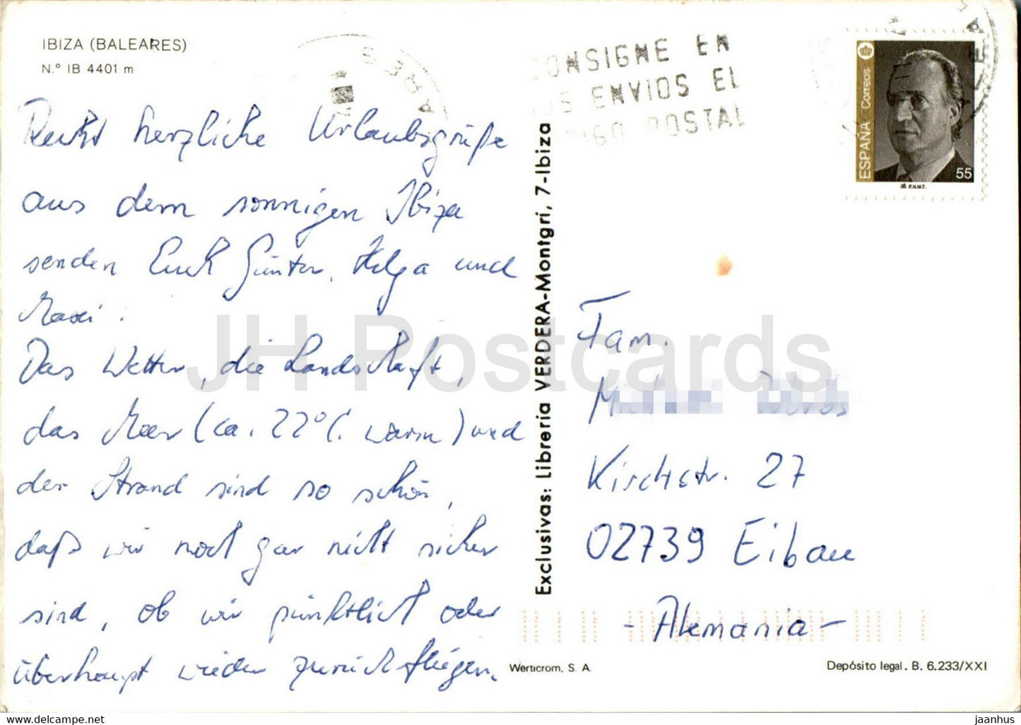 Ibiza - Baleares - multiview - Verdera - Spain - used