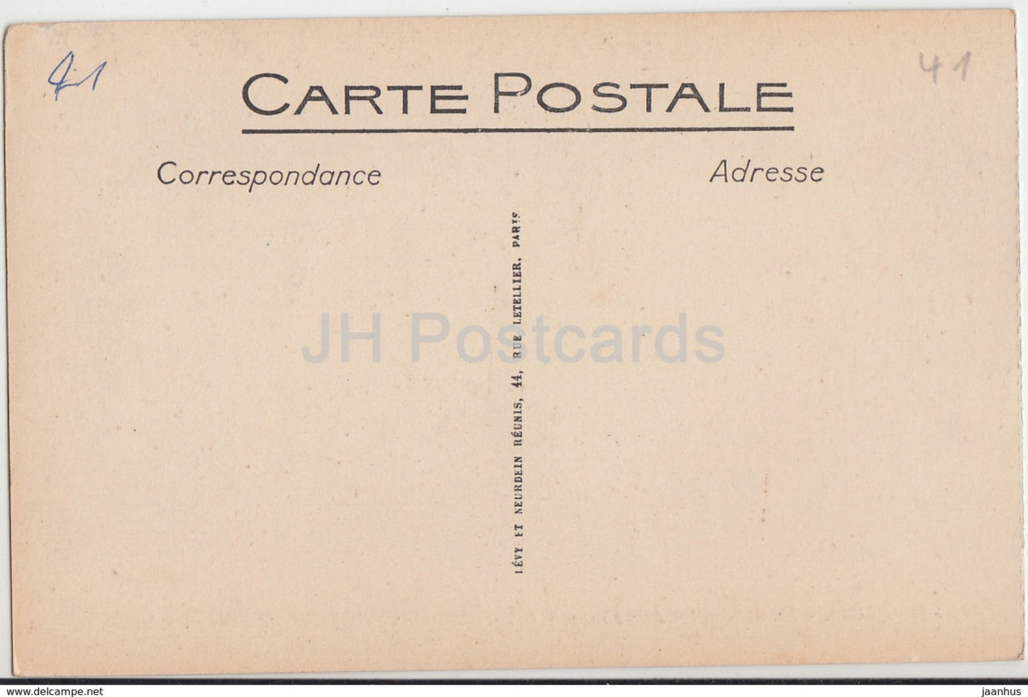 Blois - Le Chateau - Aile Francois 1er - Chambre de Catherine de Medicis - Schloss - 83 - alte Postkarte - Frankreich - unbenutzt