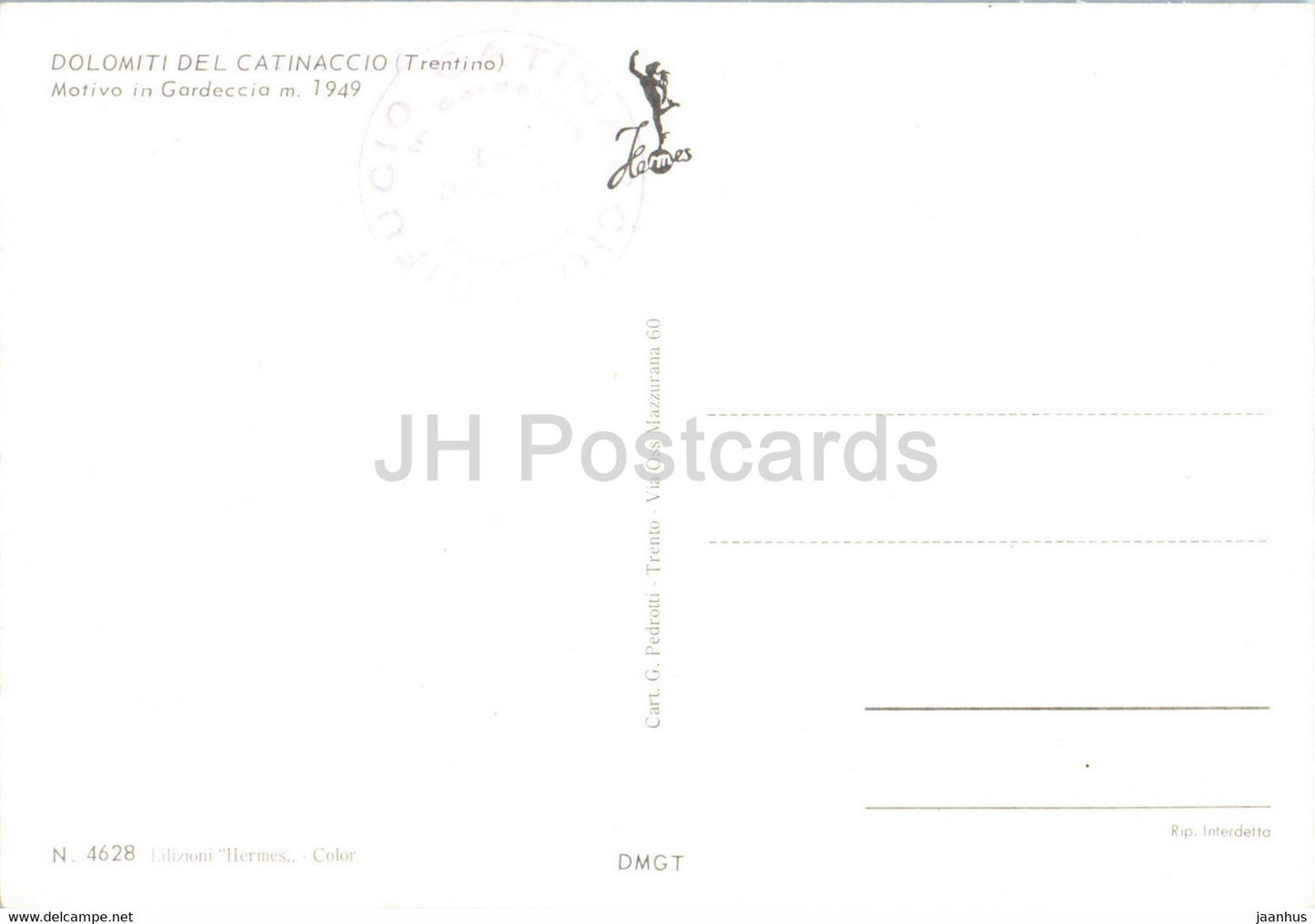 Dolomiti del Catinaccio - Motivo il Gardeccia - Italy - unused