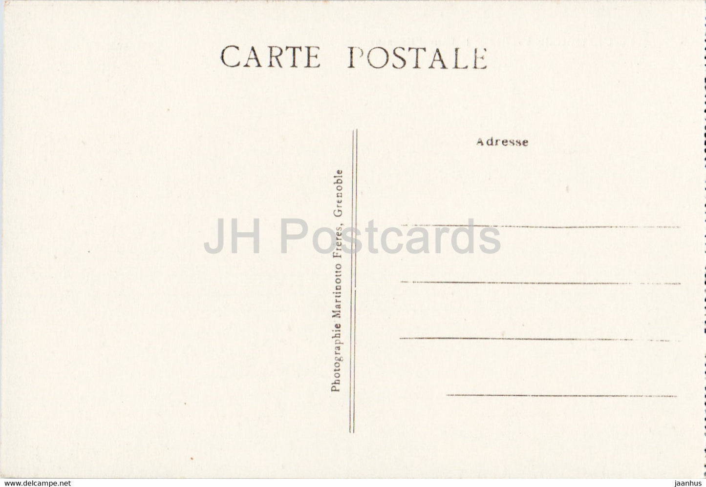 Le Chateau de Vizille et la Cour d'Honneur - castle - 102 - old postcard - France - unused