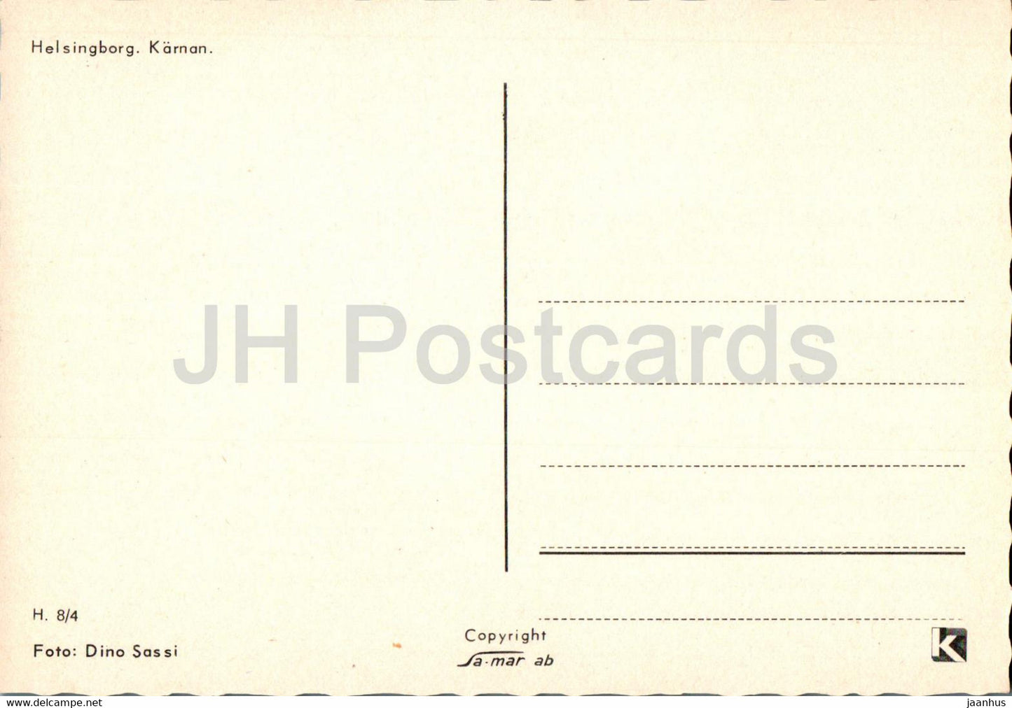 Helsingborg - Karnan - 8/4 - Sweden - unused