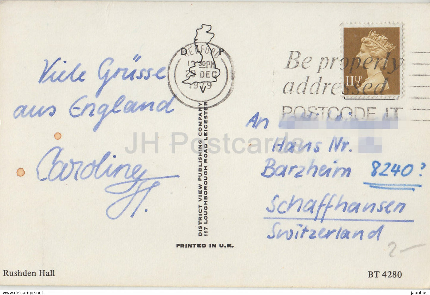 Rushden Hall - 1979 - England - United Kingdom - used