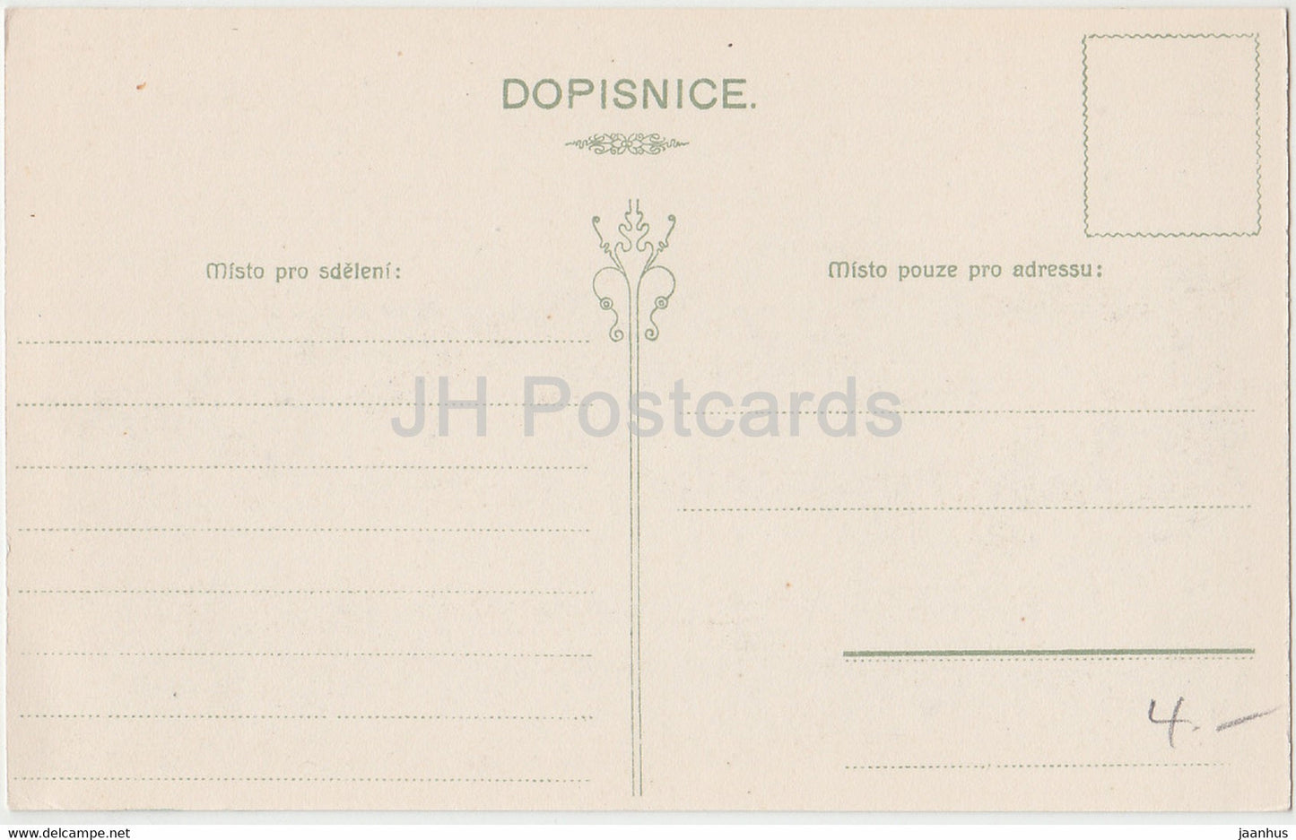 Praha - Prague - Kral Vysehrad - Depose 3 - old postcard - Czech Republic - unused