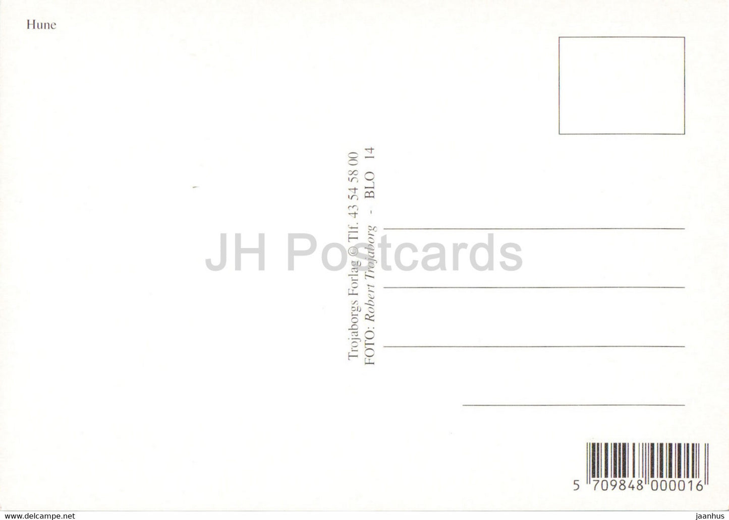 Hune - monument - street view - Denmark - unused