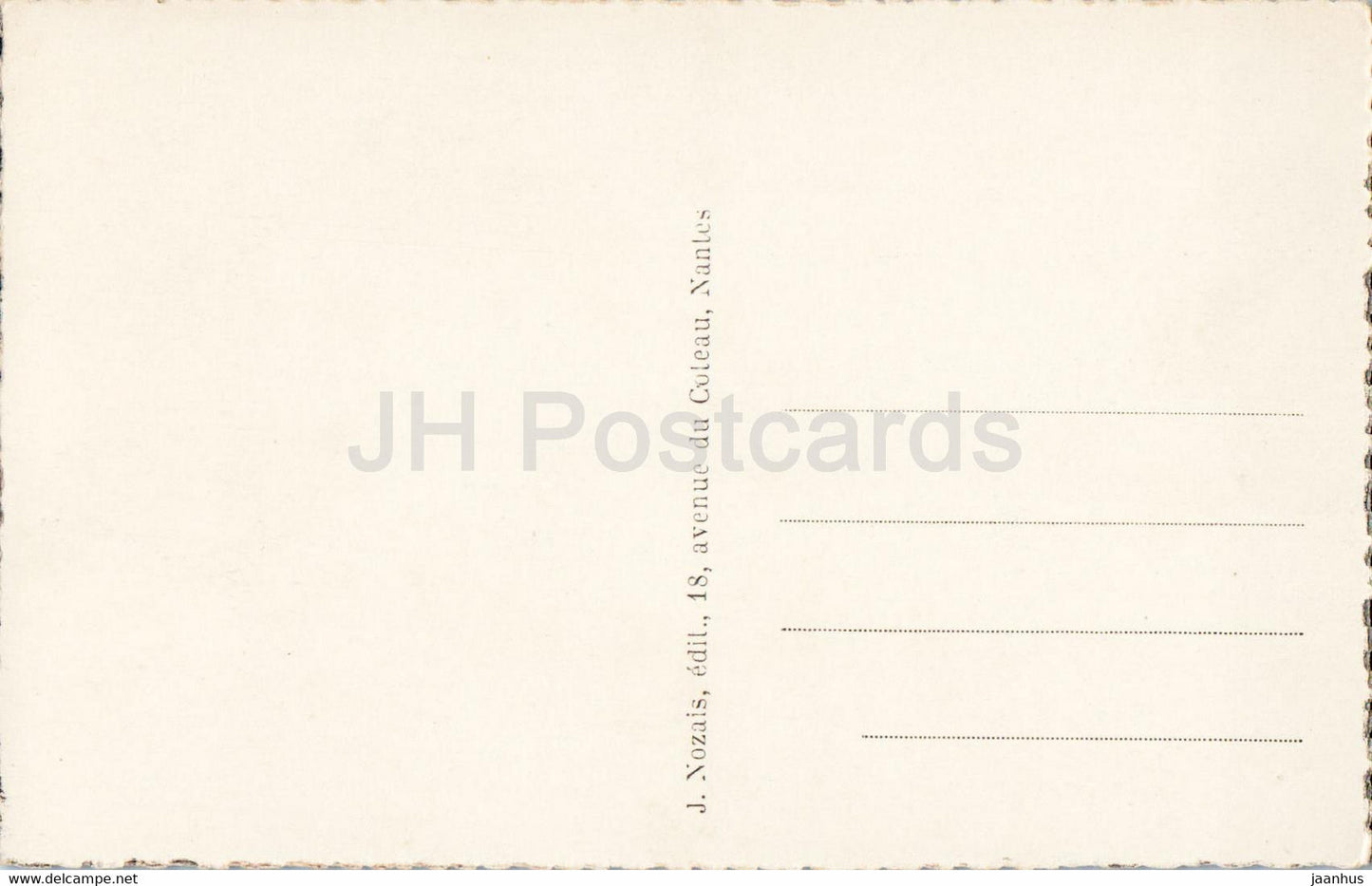 Pontivy - Morbihan - Facade du Chateau feodal - castle - 13 - old postcard - France - unused