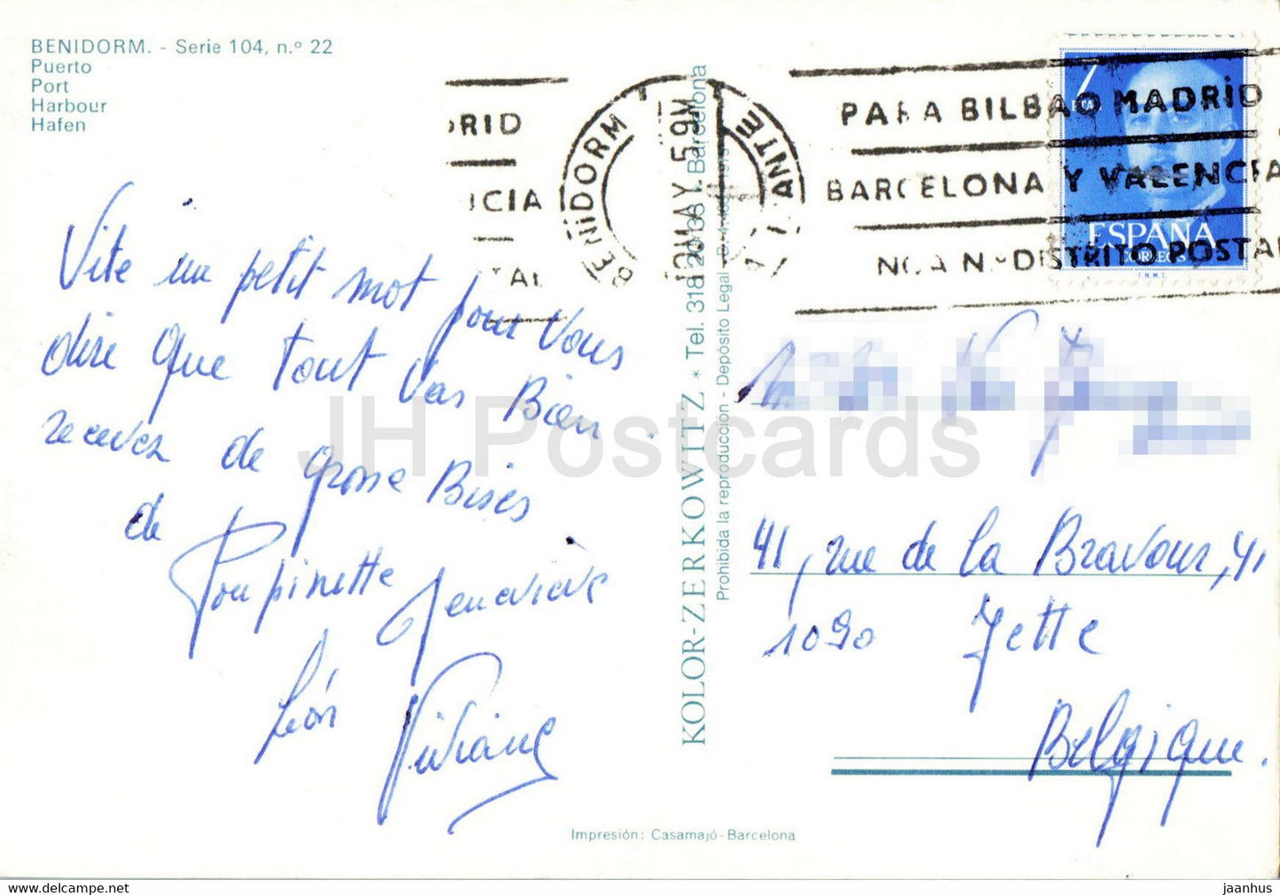 Benidorm - Puerto - port - bateau - navire - 22 - Espagne - occasion