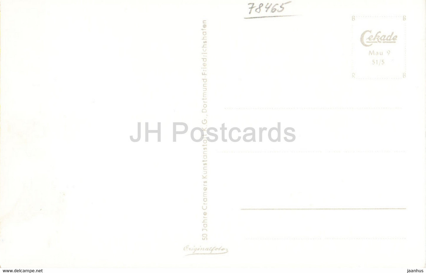 Mainau - Das Blumenparadies im Bodensee - Palmen - Tulpen - Kirche - Bananen - old postcard - Germany - unused