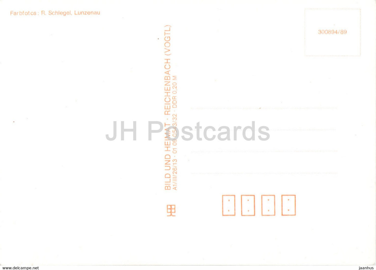 Iga Erfurt - fontaine - multiview - Allemagne - DDR - inutilisé