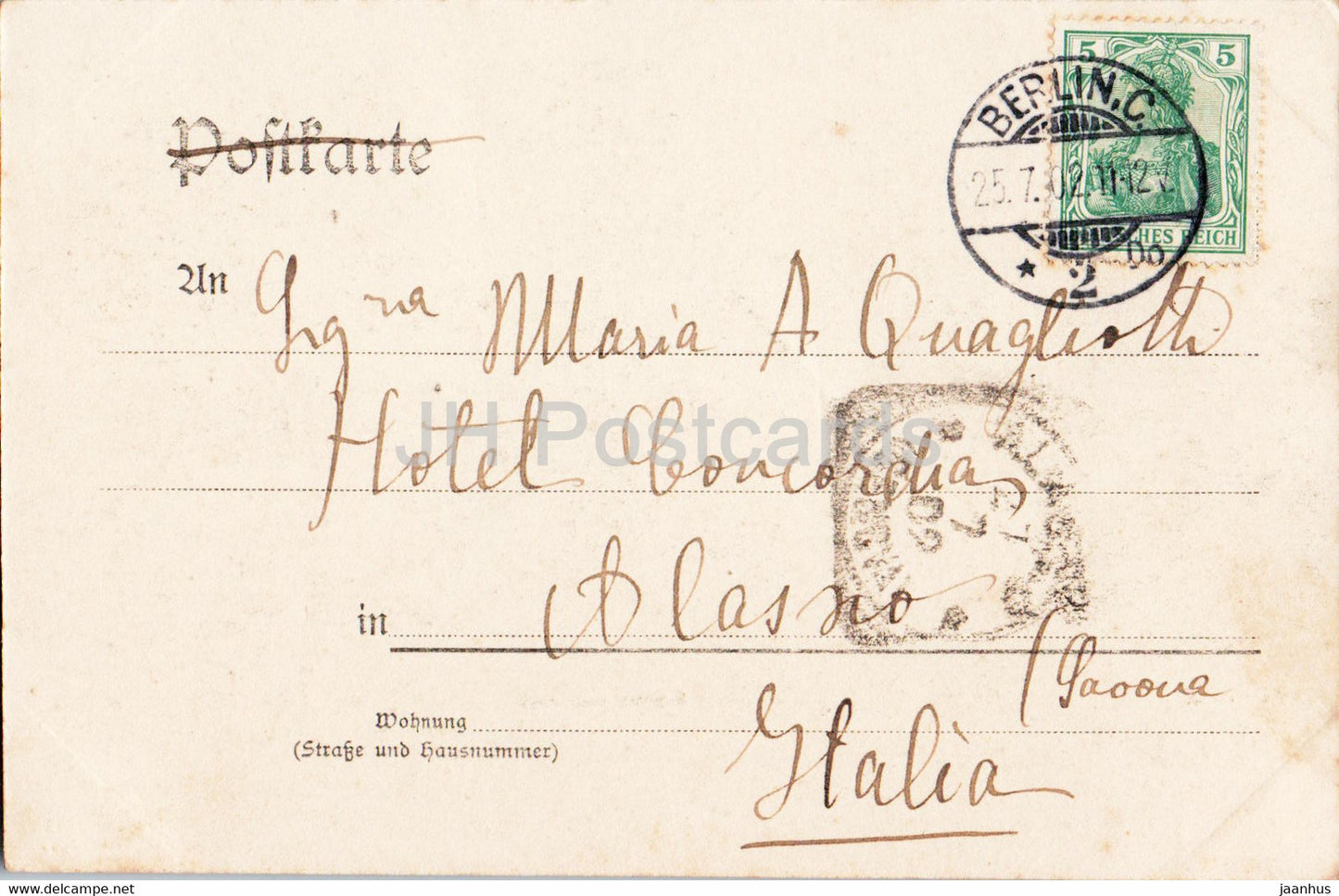 Potsdam - Schloss Sanssouci - Schloss - alte Postkarte - 1902 - Deutschland - gebraucht