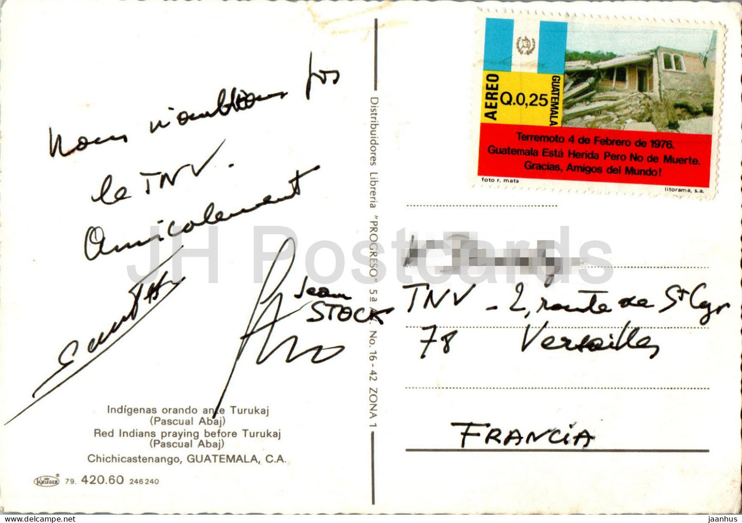 Indiens rouges priant devant Turukaj - Pascual Abaj - Indigenas orando ante Turukaj - Guatemala - utilisé