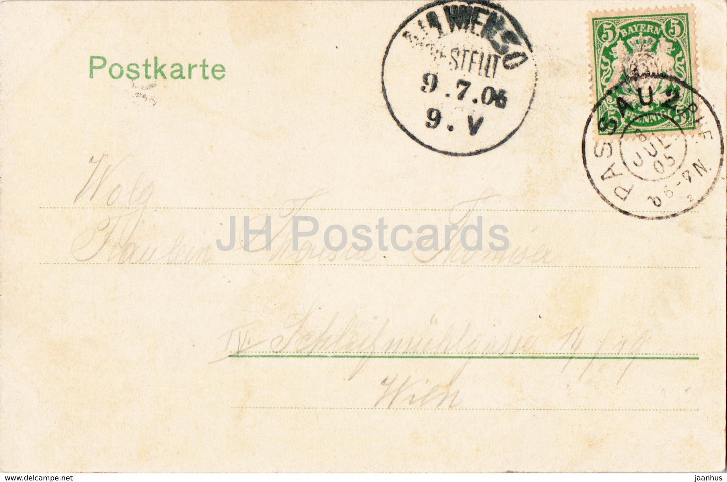 Passau - 6234 - old postcard - 1905 - Germany - used