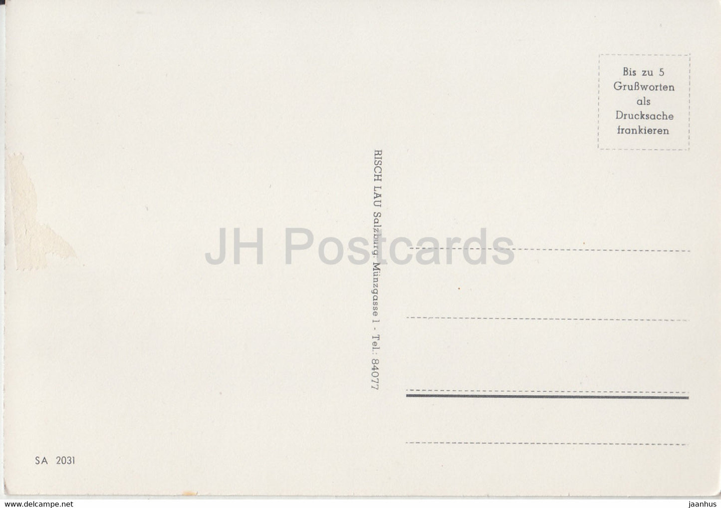 Mozartstadt Salzbourg - compositeur Mozart - Autriche - inutilisé