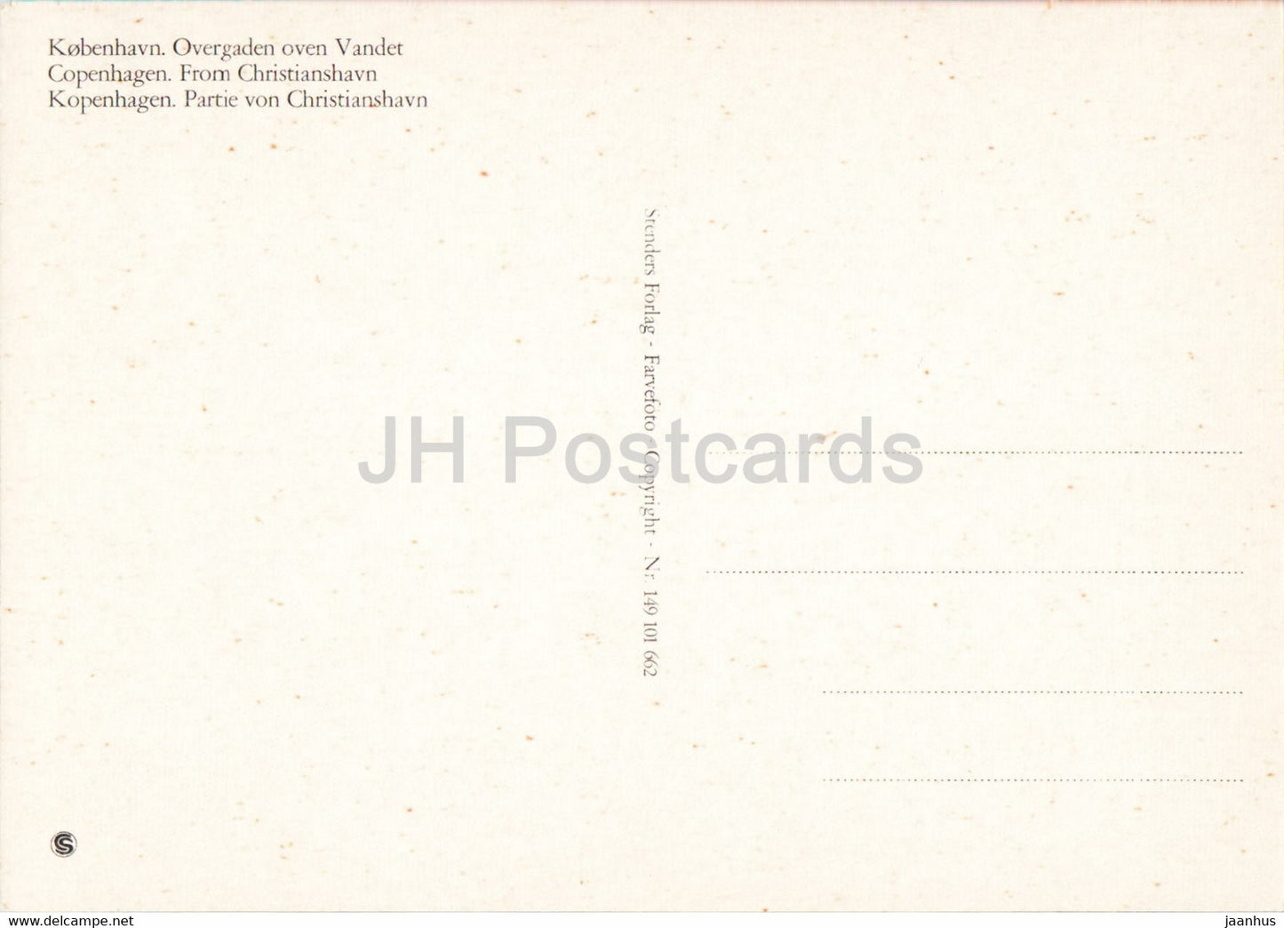 Kopenhagen – Von Christianshavn – Auto – Boot – Dänemark – unbenutzt