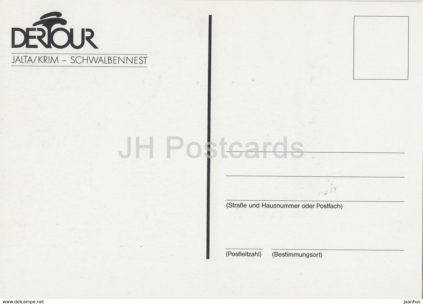 Yalta - Crimea - Swallows Nest - Jalta Krim - Schwalbennest - Ukraine USSR - unused