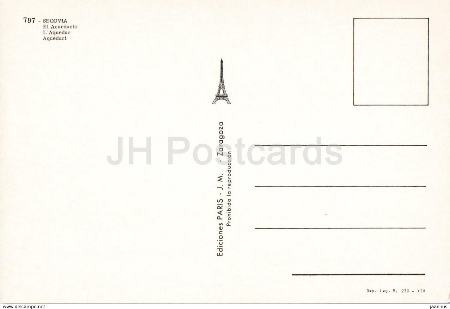 Ségovie - El Acueducto - aqueduc - monde antique - 797 - Espagne - inutilisé