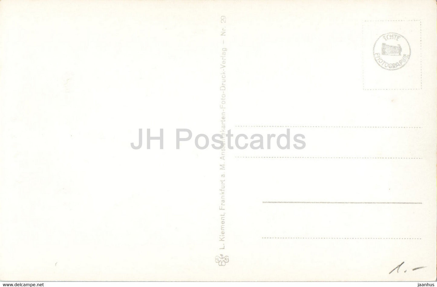 Frankfurt a Main - Furstenzimmer im Romer - 29 - old postcard - Germany - unused